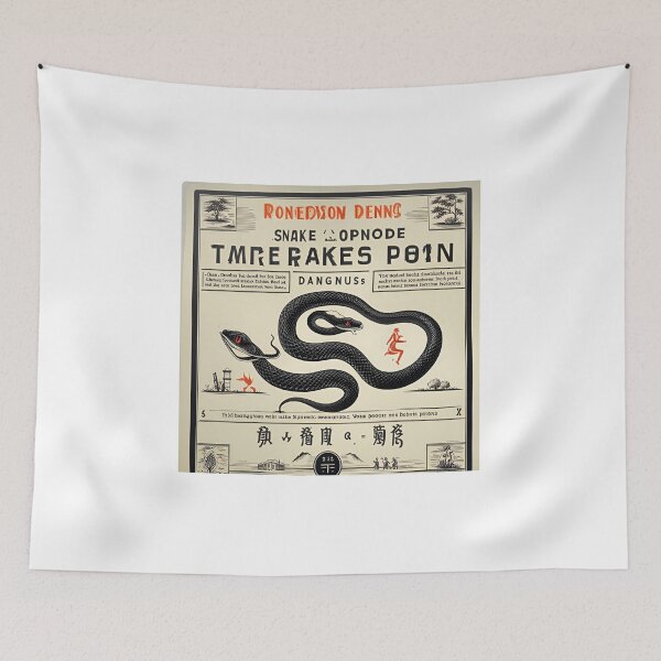 Item preview, Dangerous Snake Cards designed and sold by DreamistStore.