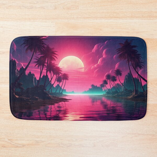 Item preview, Tropic Neon Oasis: Sunset Vibes designed and sold by Mullet Monkey.