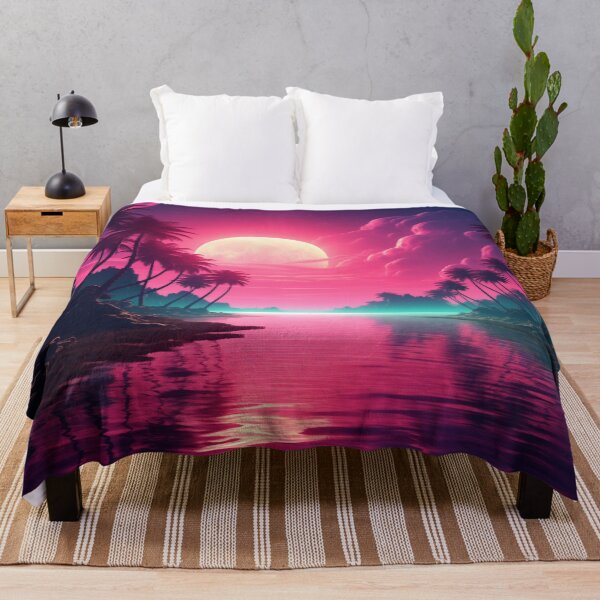Item preview, Tropic Neon Oasis: Sunset Vibes designed and sold by Mullet Monkey.