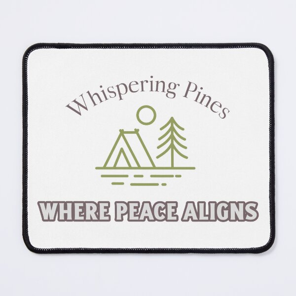 Item preview, Whispering Pines Where Peace Aligns - Nature is My Therapy  designed and sold by WrighTeeHut.