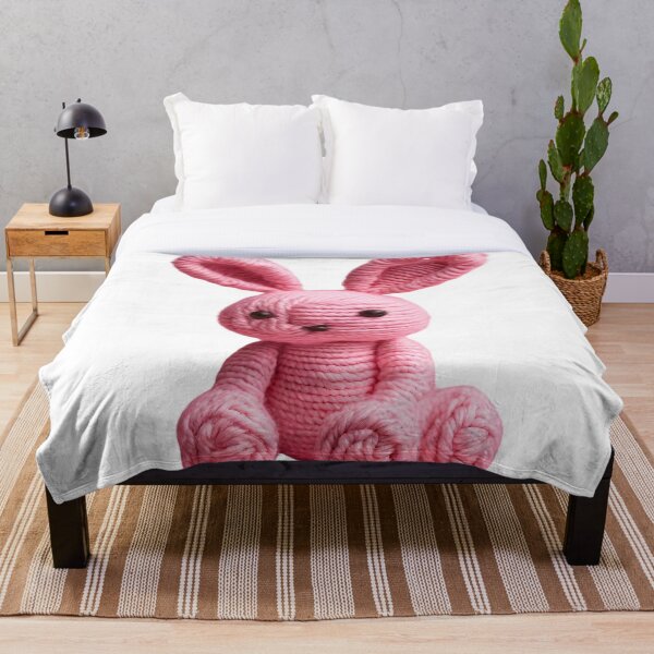Aperçu de l'œuvre Lapin rose créée et vendue par StyleSketch.