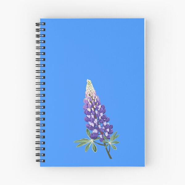 Item preview, lupine - blue designed and sold by SaharBareket.