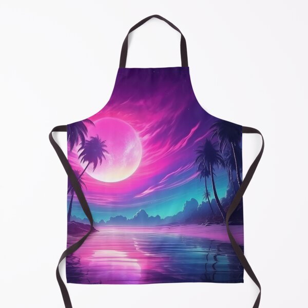 Item preview, Synthwave Palms Paradise: Electric Horizon designed and sold by Mullet Monkey.