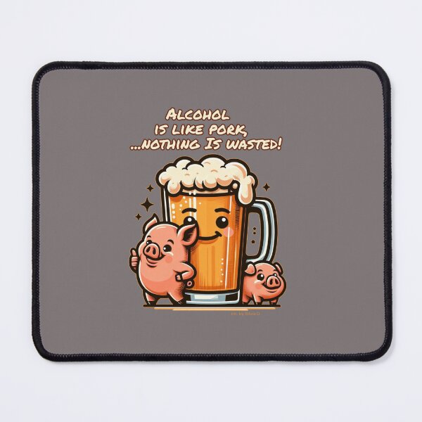 Item preview, Beer and pork. Funny design.  designed and sold by reimaige.