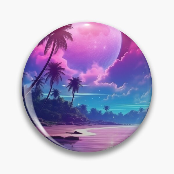 Item preview, Sunkissed Synth Serenity: Horizon Harmony designed and sold by Mullet Monkey.