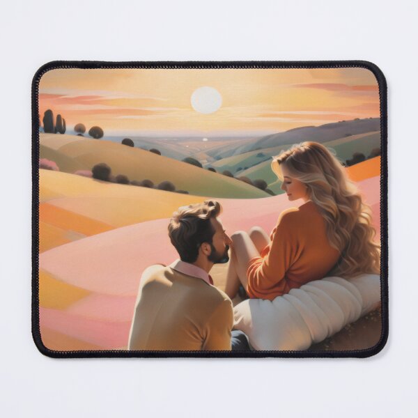 Item preview, Romantic Sunset in Golden Hues designed and sold by PanoramaPrints.