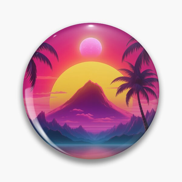 Item preview, Vaporwave Tropics: Sunset Grooves designed and sold by Mullet Monkey.