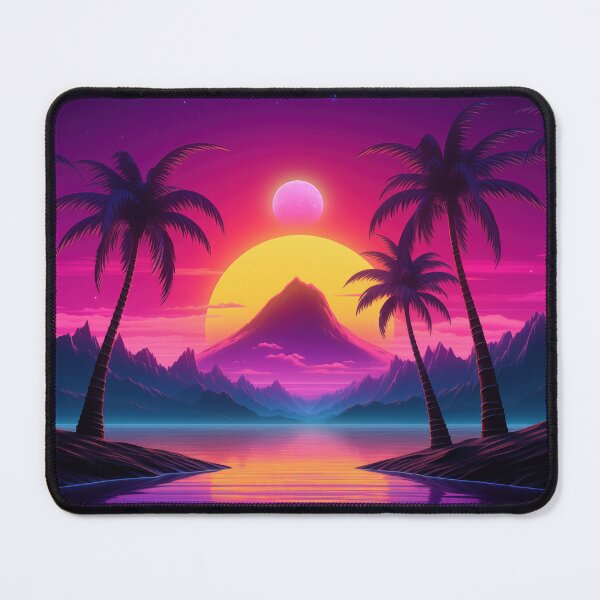 Item preview, Vaporwave Tropics: Sunset Grooves designed and sold by Mullet Monkey.
