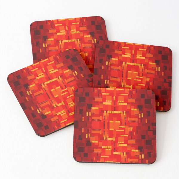 Item preview, Abstract Red and Yellow designed and sold by Andrew  Hitchen.
