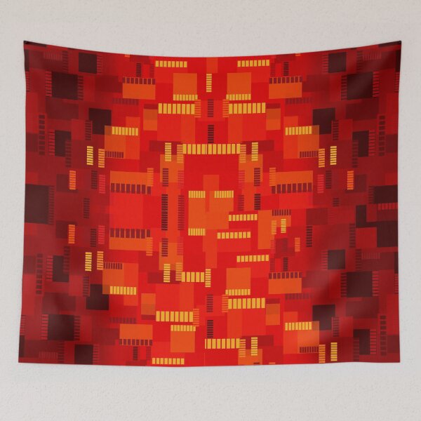 Item preview, Abstract Red and Yellow designed and sold by Andrew  Hitchen.