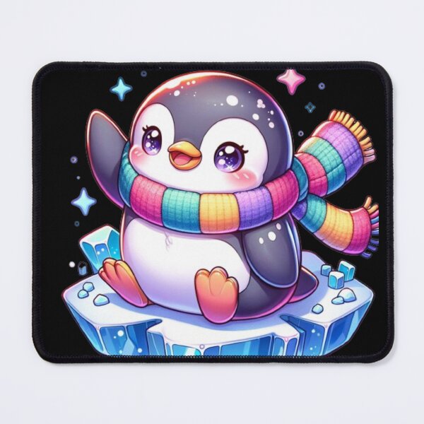 Item preview, Kawaii Penguin on Colorful Iceberg designed and sold by lAnJefurtifeu.