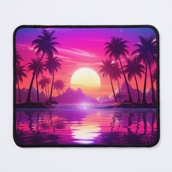 Item preview, Tropical Horizon Hues: Lush Synth Sway designed and sold by Mullet Monkey.
