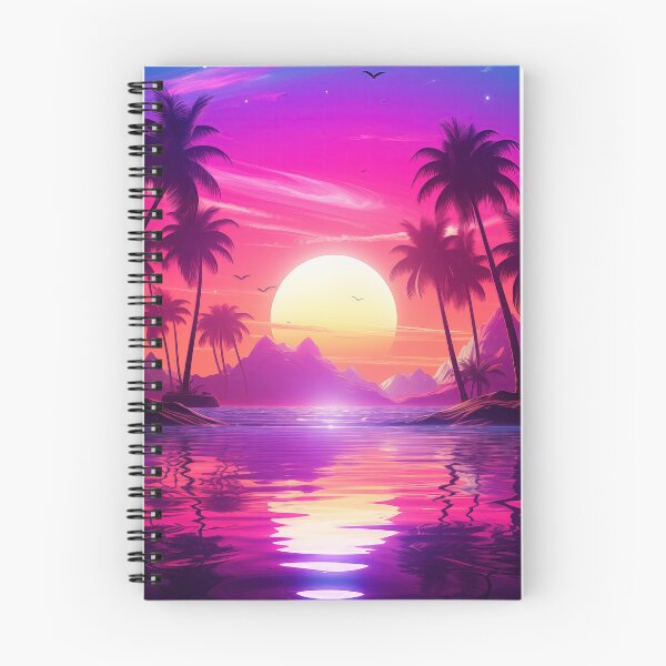 Item preview, Tropical Horizon Hues: Lush Synth Sway designed and sold by Mullet Monkey.