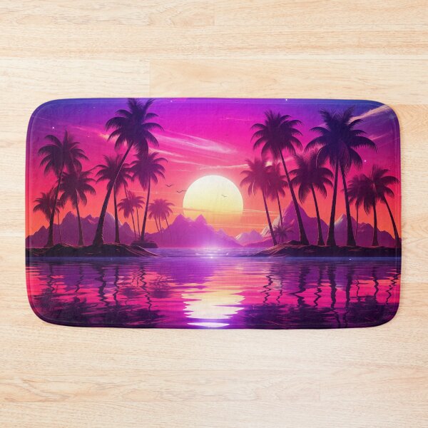 Item preview, Tropical Horizon Hues: Lush Synth Sway designed and sold by Mullet Monkey.