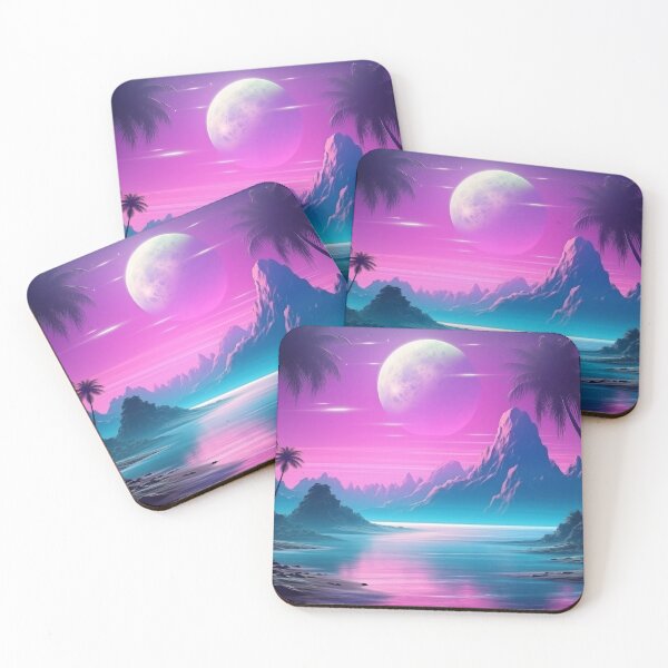 Item preview, Neon Tides Retreat: Retro Beach Resonance designed and sold by Mullet Monkey.