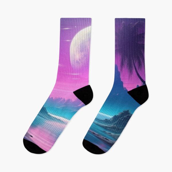 Item preview, Neon Tides Retreat: Retro Beach Resonance designed and sold by Mullet Monkey.