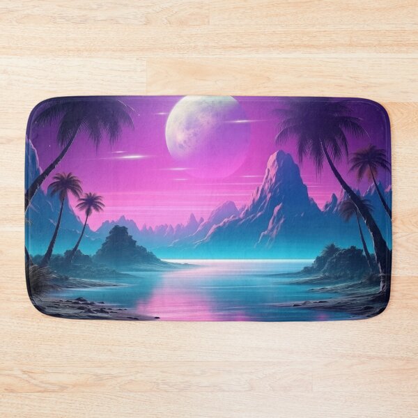 Item preview, Neon Tides Retreat: Retro Beach Resonance designed and sold by Mullet Monkey.