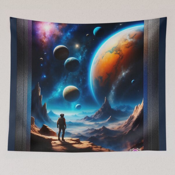 Item preview, The Ethereal Beauty Of Cosmic Discovery Enchanting AI Concept Art by Xzendor7 designed and sold by Xzendor7 Digital Art Creations.