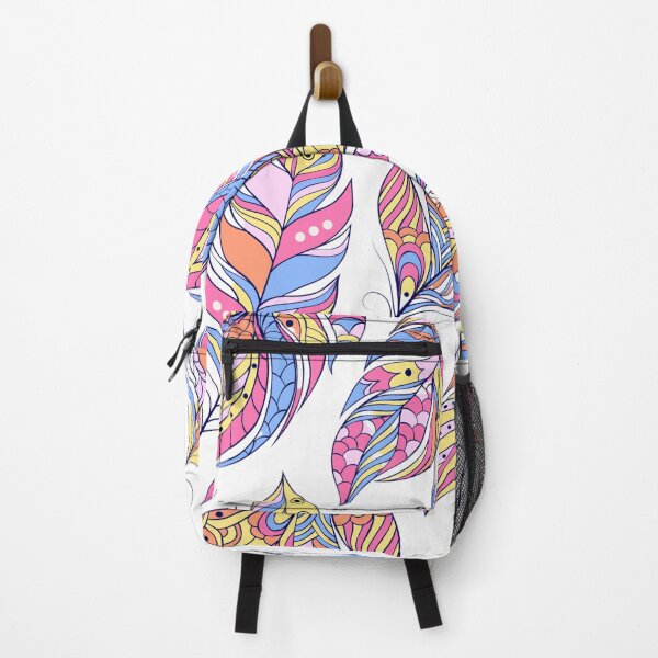 Item preview, Pastal multi coloured feathers pattern design designed and sold by ViYa1.