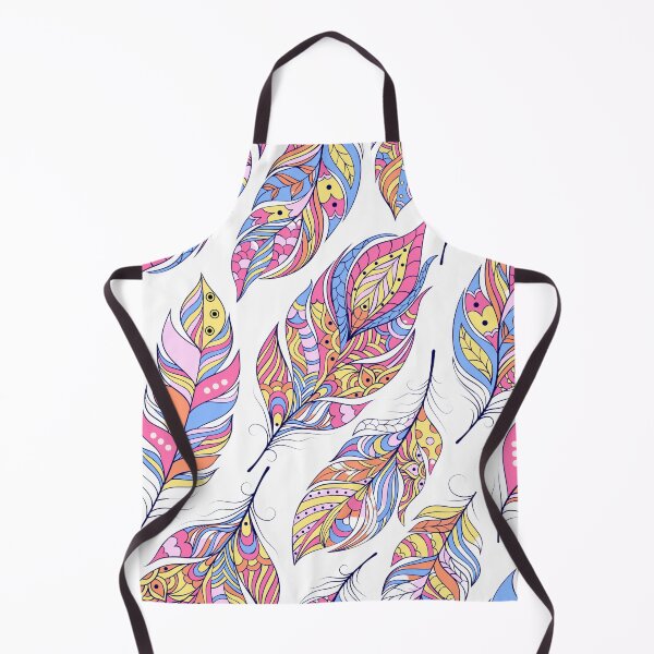 Item preview, Pastal multi coloured feathers pattern design designed and sold by ViYa1.