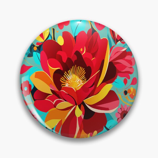 Item preview, Scarlet Bloom: A Garden's Embrace" designed and sold by AgarutanPrint.