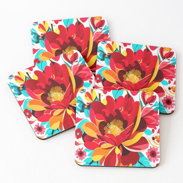 Item preview, Scarlet Bloom: A Garden's Embrace" designed and sold by AgarutanPrint.
