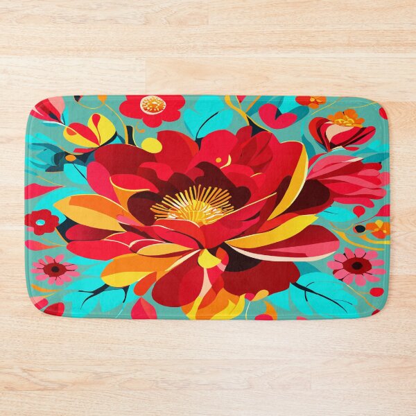 Item preview, Scarlet Bloom: A Garden's Embrace" designed and sold by AgarutanPrint.