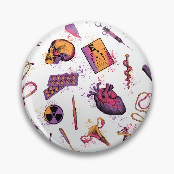 Item preview, Medical symbols for doctors and healthcare workers, vibrant watercolor designed and sold by Drawmecute.