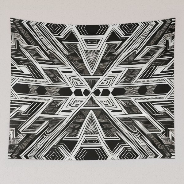 Item preview, Tribal pattern design tower designed and sold by operossa.