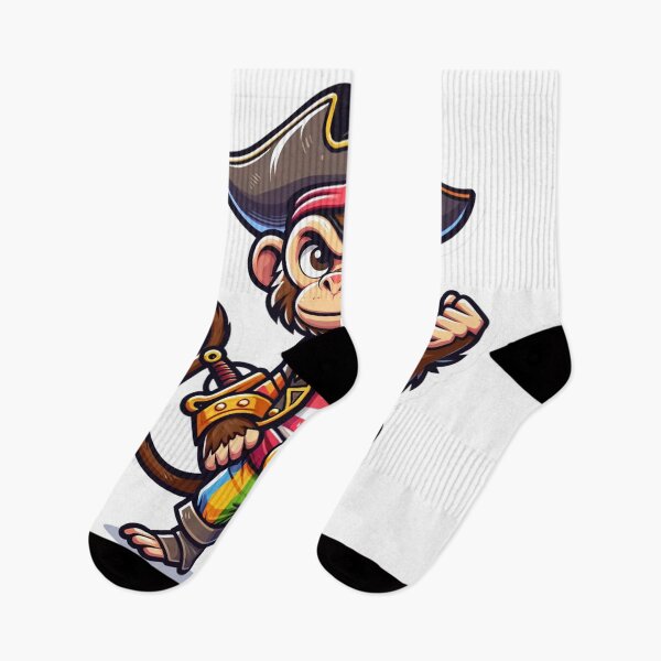 Item preview, Cartoon Pirate Monkey designed and sold by Zestpond.