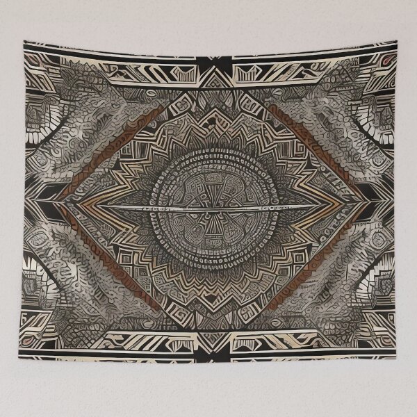 Item preview, Tribal pattern design better half designed and sold by operossa.