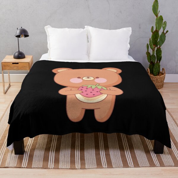 Item preview, Kawaii Teddy Bear Shirt, Kawaii Animal Shirt, Cute Strawberry Shirt, designed and sold by chipmuckdesignn.