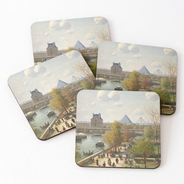 Item preview, Le Louvre, le printemps by Camille Jacob Pissarro designed and sold by melikekoc.