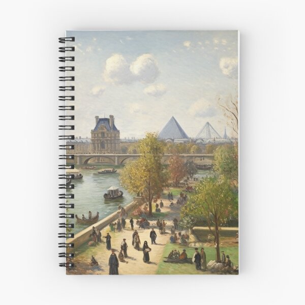 Item preview, Le Louvre, le printemps by Camille Jacob Pissarro designed and sold by melikekoc.
