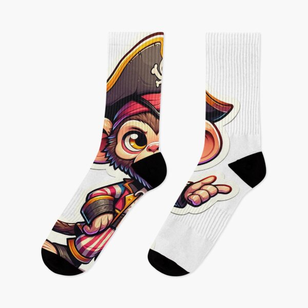 Item preview, Cartoon Pirate Monkey designed and sold by Zestpond.