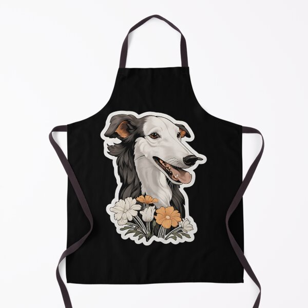 Item preview, Borzoi in Flowers designed and sold by CUTEDOGGIEZ.