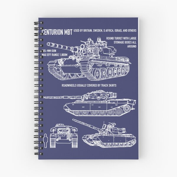 Item preview, Centurion British Tank Blueprint Recognition Diagram Schematic Blueprint designed and sold by MilitaryMart.