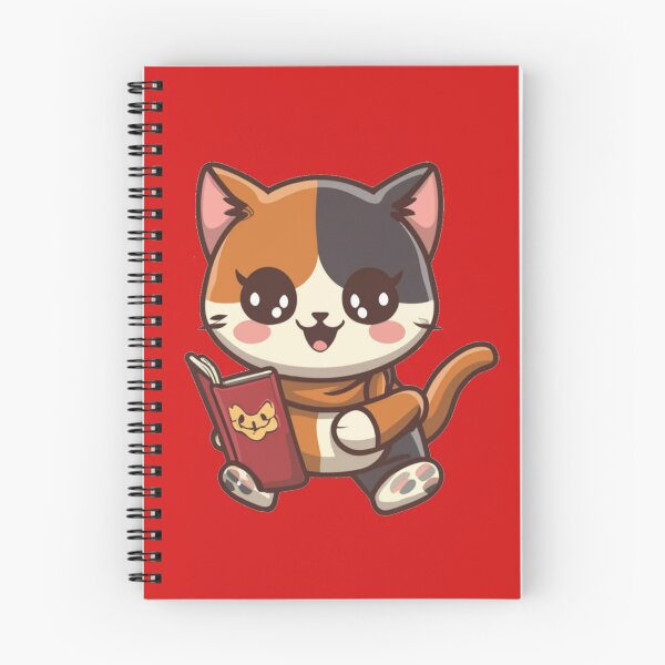 Item preview, Calico Cat reading book   designed and sold by bukajart.