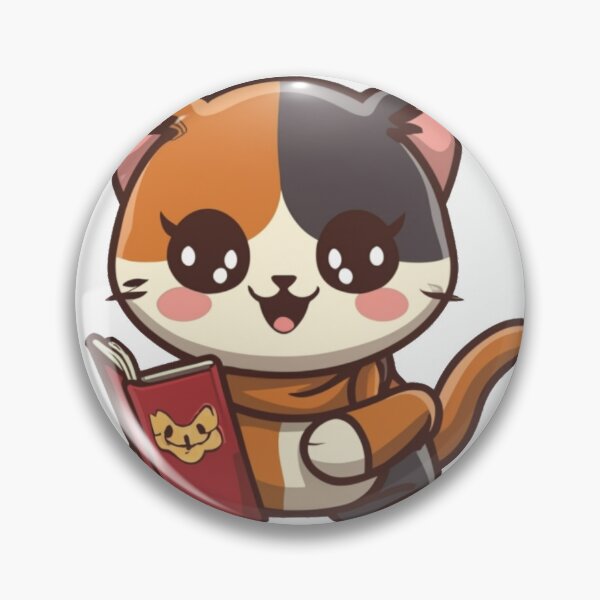 Item preview, Calico Cat reading book   designed and sold by bukajart.