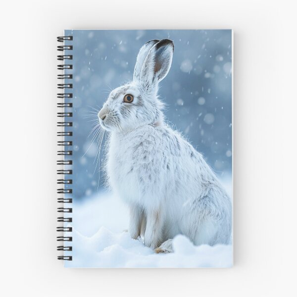 Item preview, Wild White Mountain Hare designed and sold by Myra365Art.