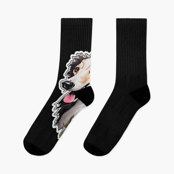 Item preview, Borzoi with Flowers designed and sold by CUTEDOGGIEZ.