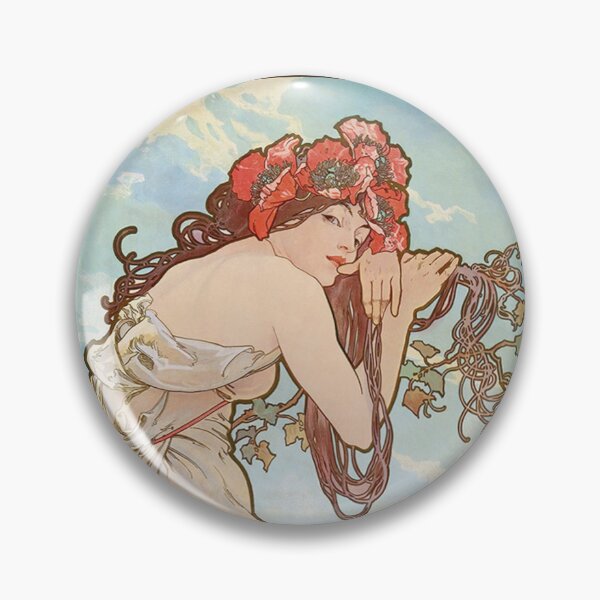 Item preview, Summer, by Alphonse Mucha. HIGH DEFINITION designed and sold by MINDTHECHERRY.