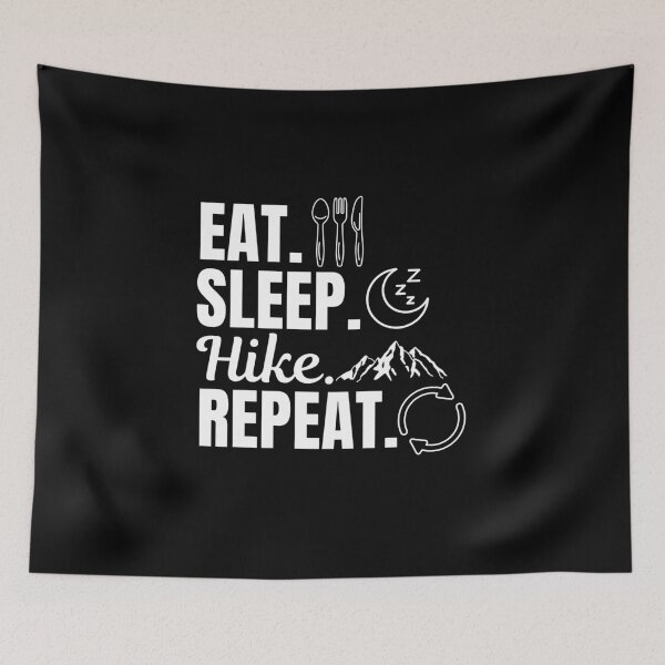 Item preview, Eat, sleep, hike, repeat. Hike lovers  designed and sold by NBSStore.