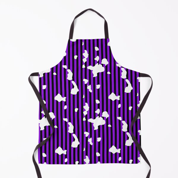 Item preview, Purple and Black Verticle Stripes With White Cowprint designed and sold by TheRulerofEarth.