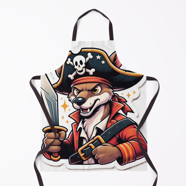 Item preview, Cartoon Pirate Kangaroo Holding a Sword designed and sold by Zestpond.