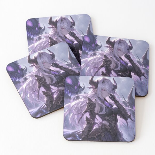 Item preview, Dark Fantasy Dragon Demon Queen Anime Girl designed and sold by bubblegoth.
