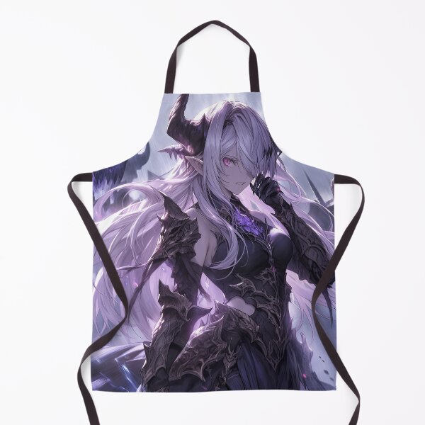 Item preview, Dark Fantasy Dragon Demon Queen Anime Girl designed and sold by bubblegoth.