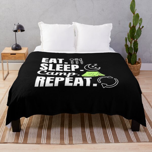 Item preview, Eat, sleep, camp, repeat. Camping adventure lovers designed and sold by NBSStore.