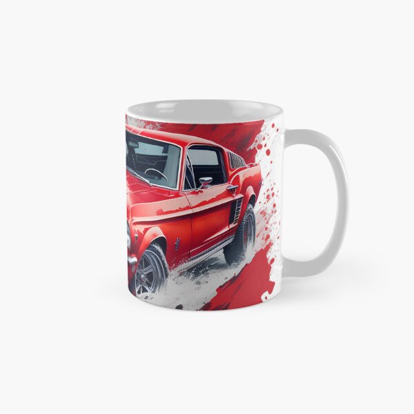 Item preview, Watercolor splash 1968 ford mustang designed and sold by MahmodArt.