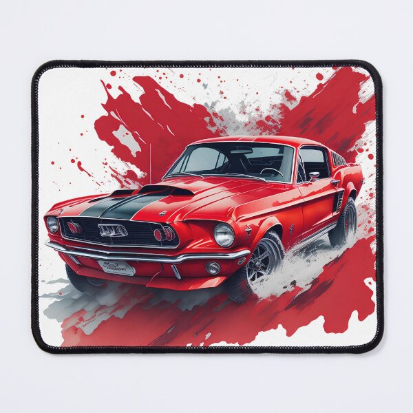 Item preview, Watercolor splash 1968 ford mustang designed and sold by MahmodArt.